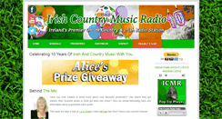 Desktop Screenshot of irishcountrymusicradio.com